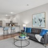 open concept living and kitchen
